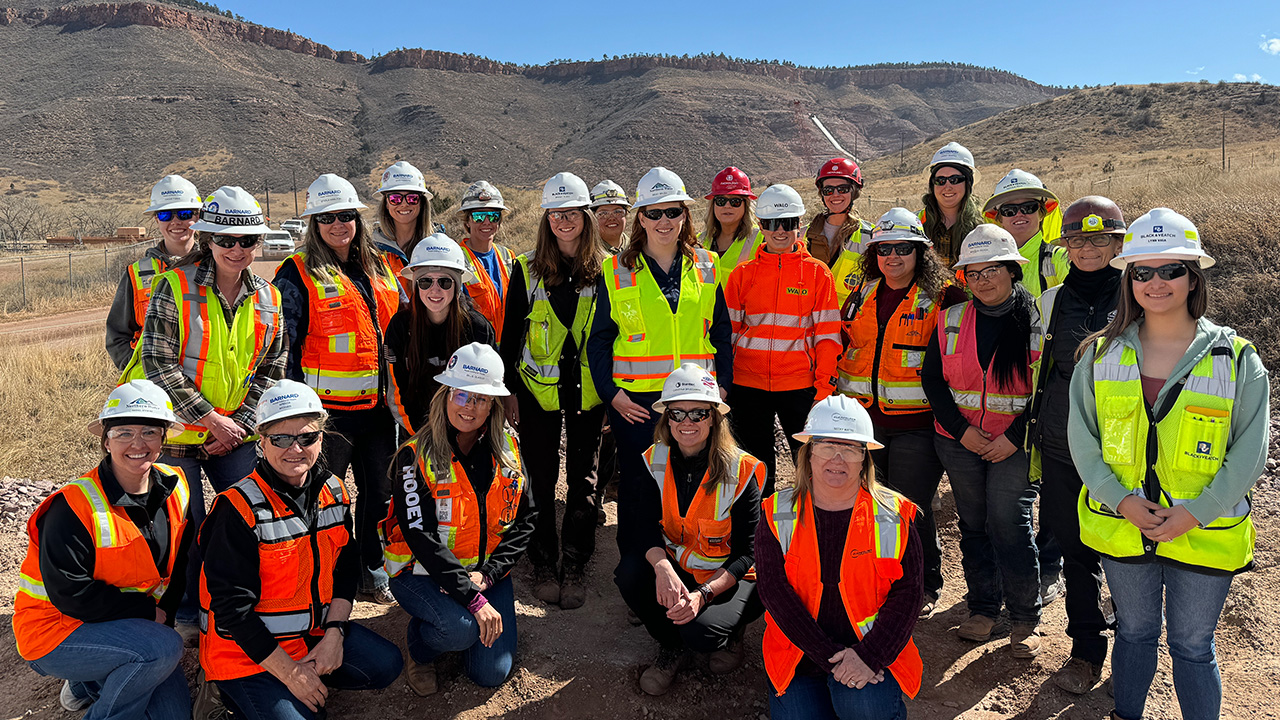 Some of the women of the Chimney Hollow Reservoir Project