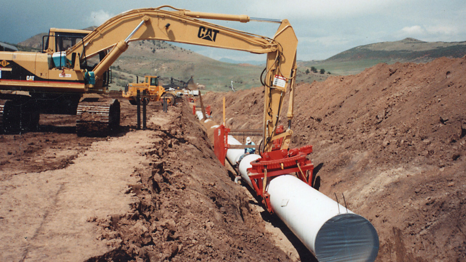 Southern Water Supply Project construction. 