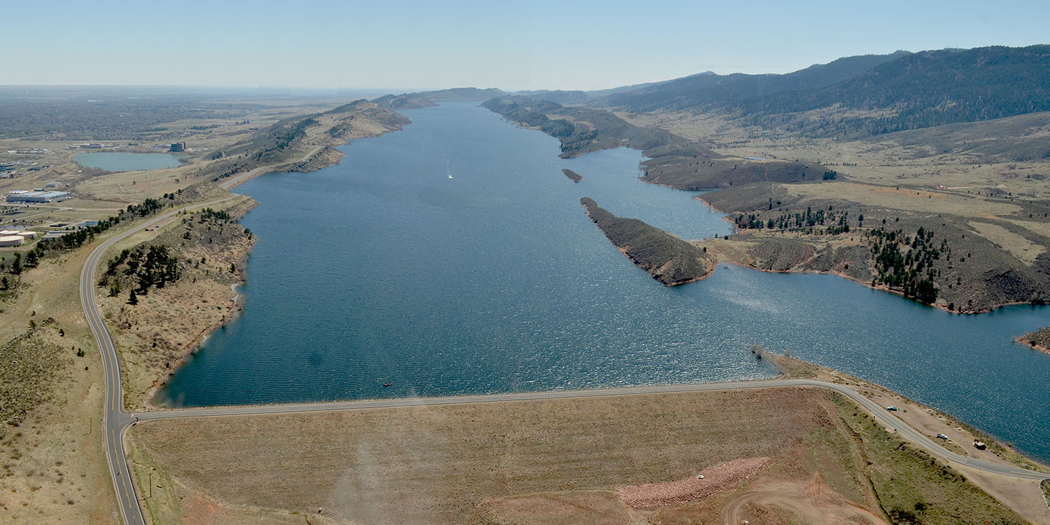 Horsetooth Reservoir dam