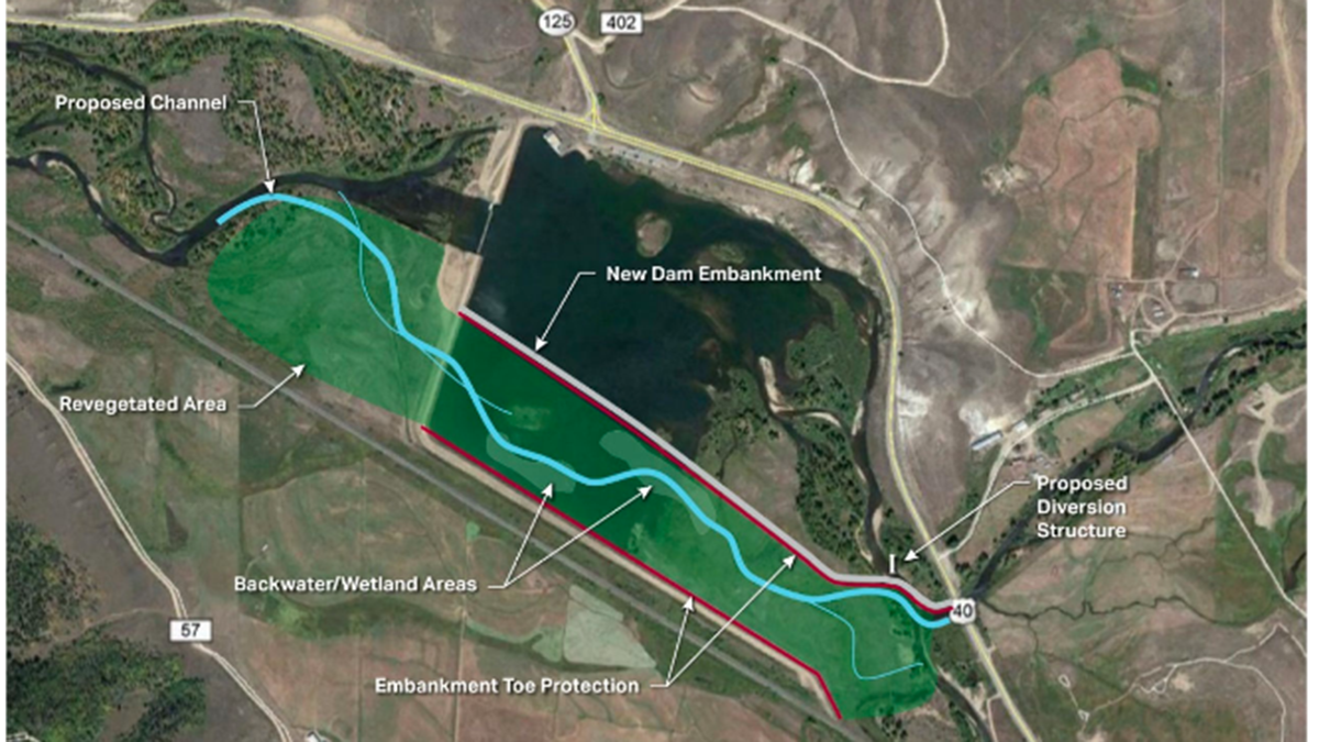 Design drawing of the Colorado River Connectivity Channel.