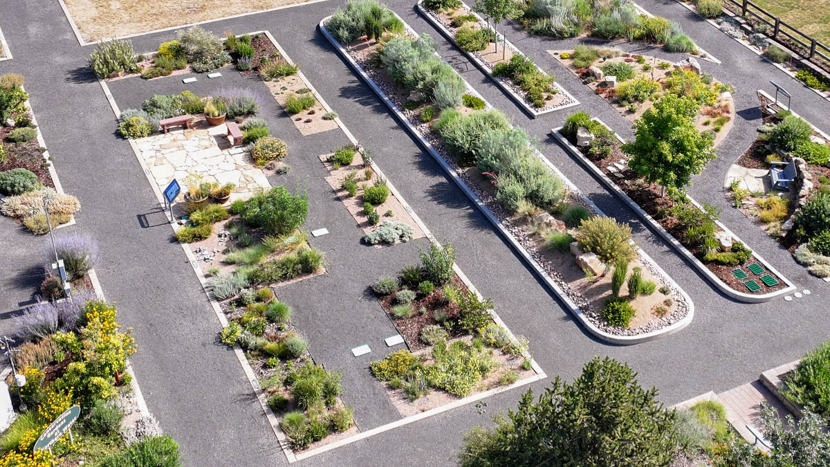 Conservation Gardens Drone Shot Summer 2026