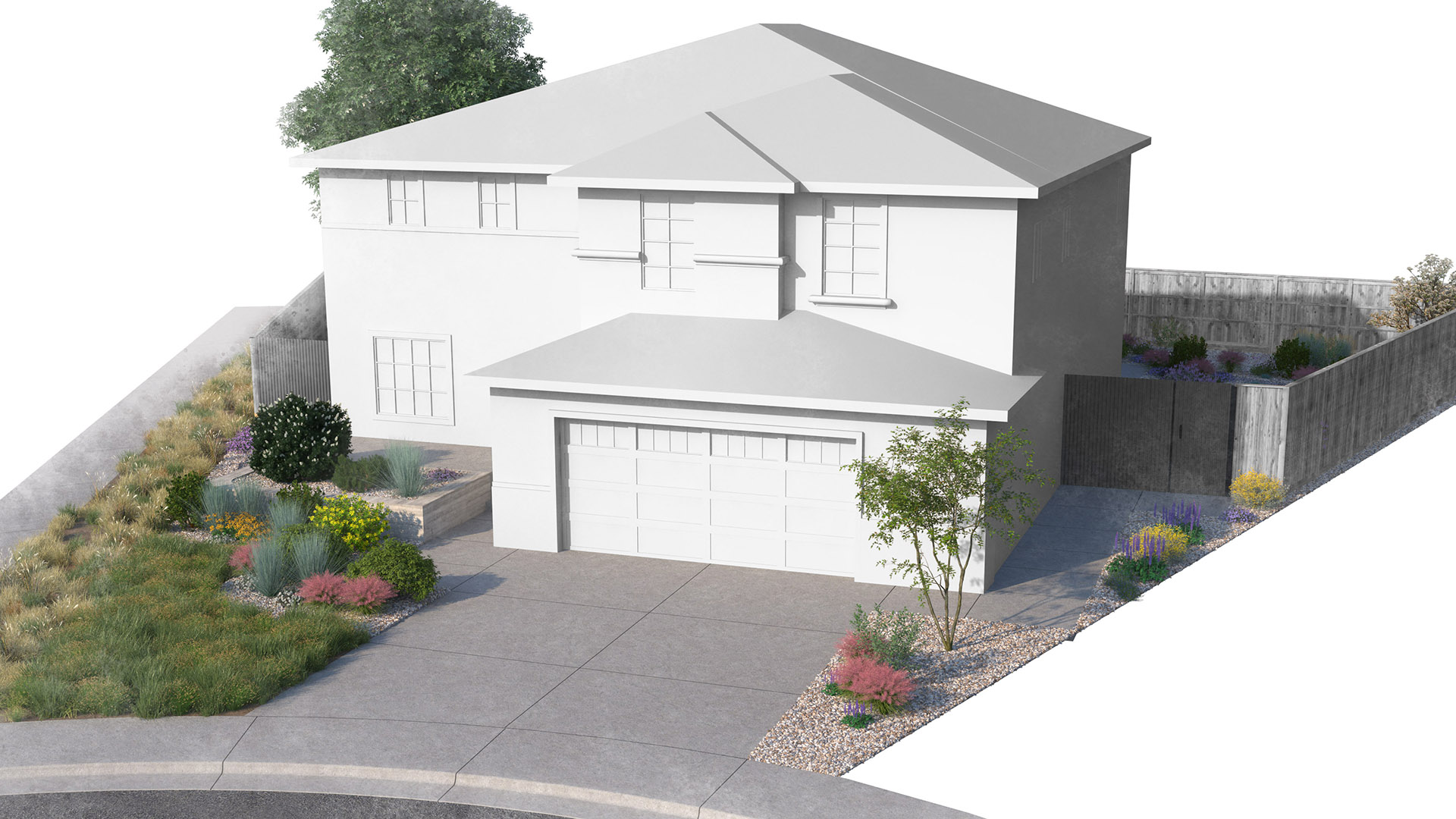 Colorado Contemporary 3D rendering