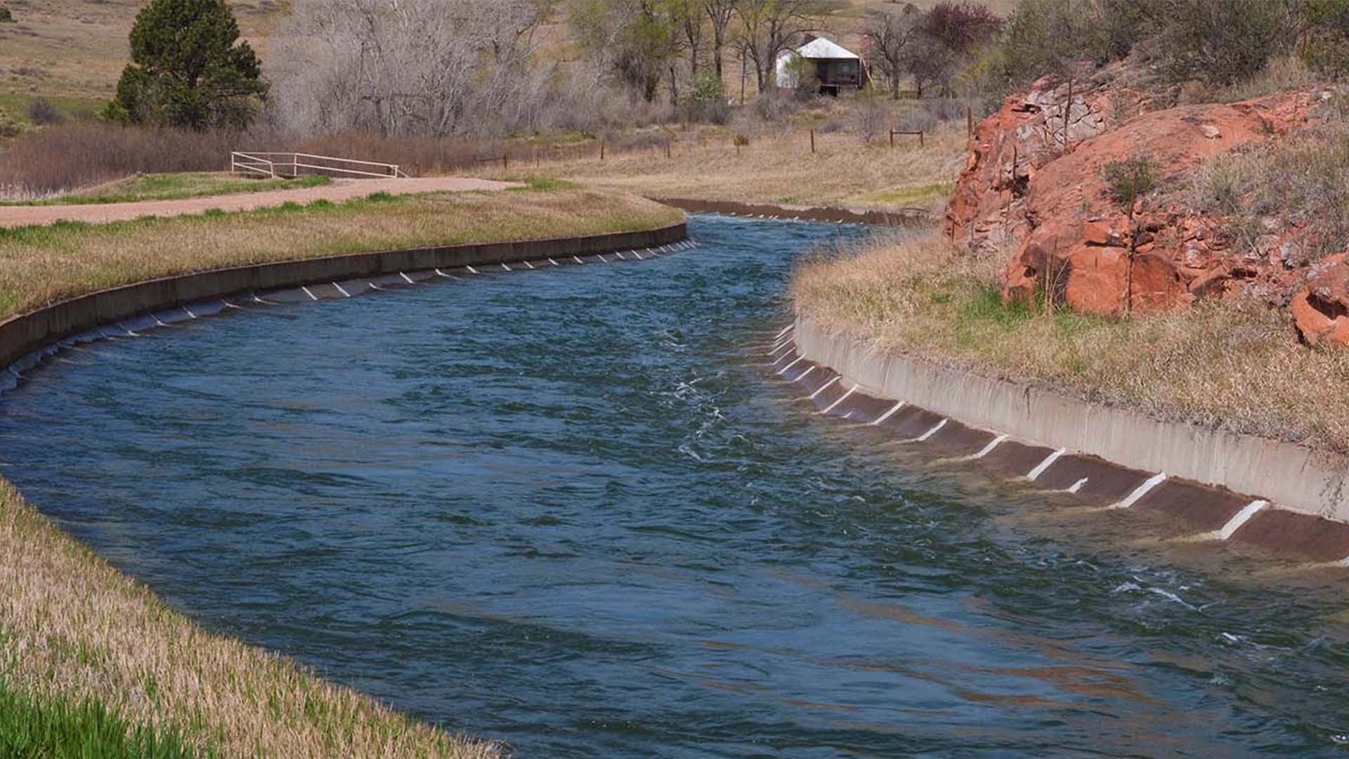 Water in the Hansen Supply Canal.