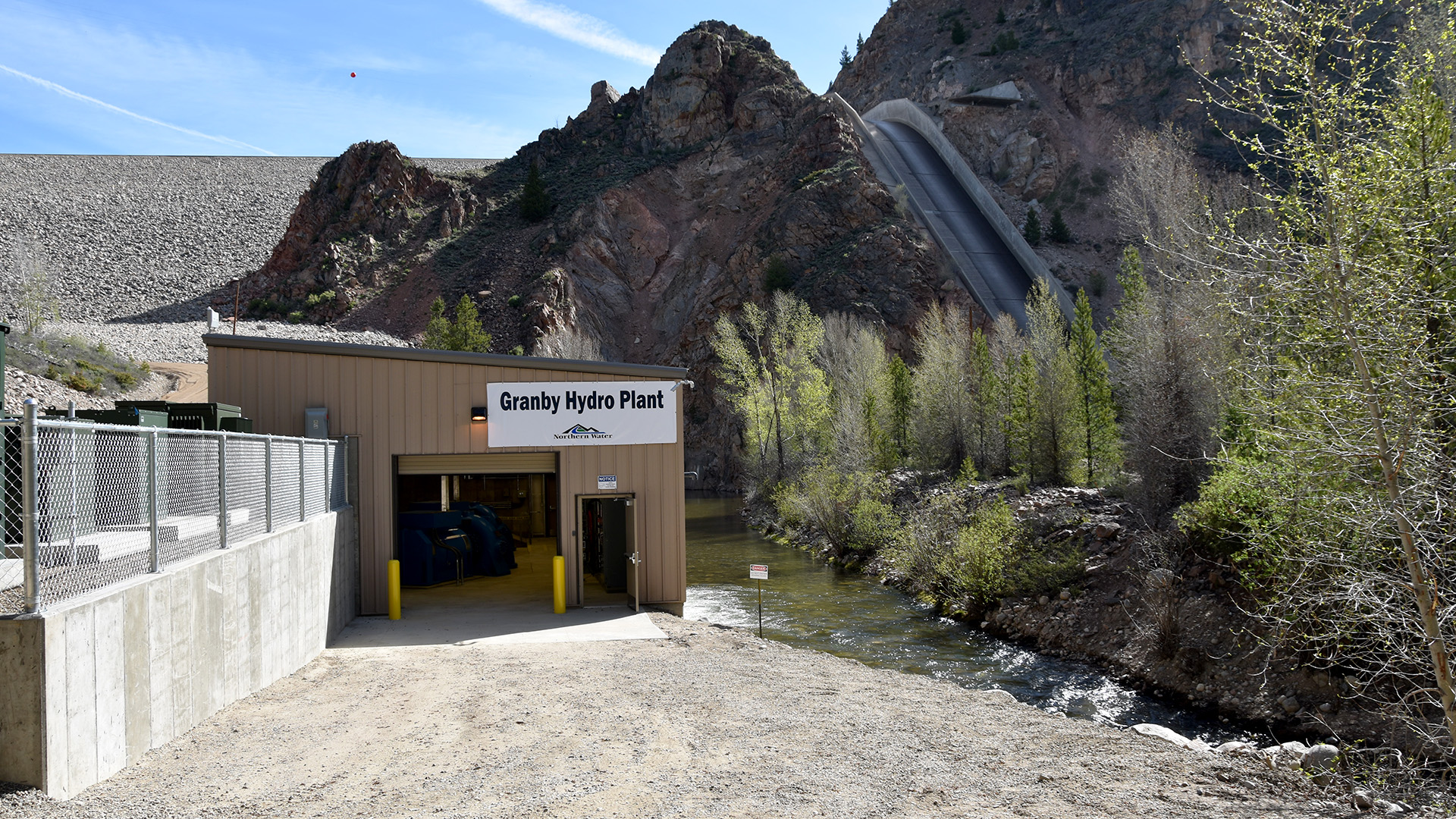 Granby hydro power plant. 