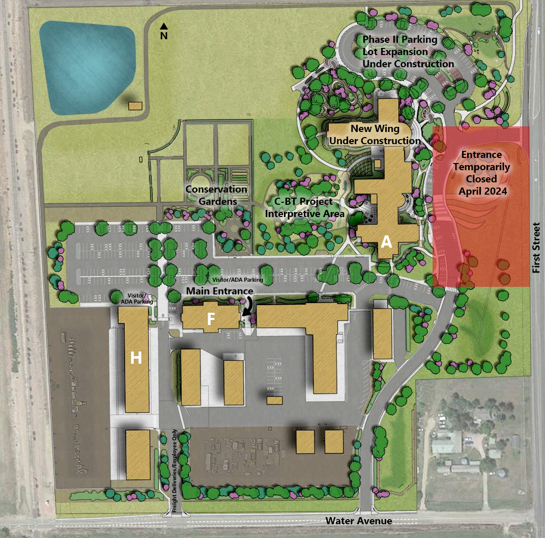 Map of Northern Water campus