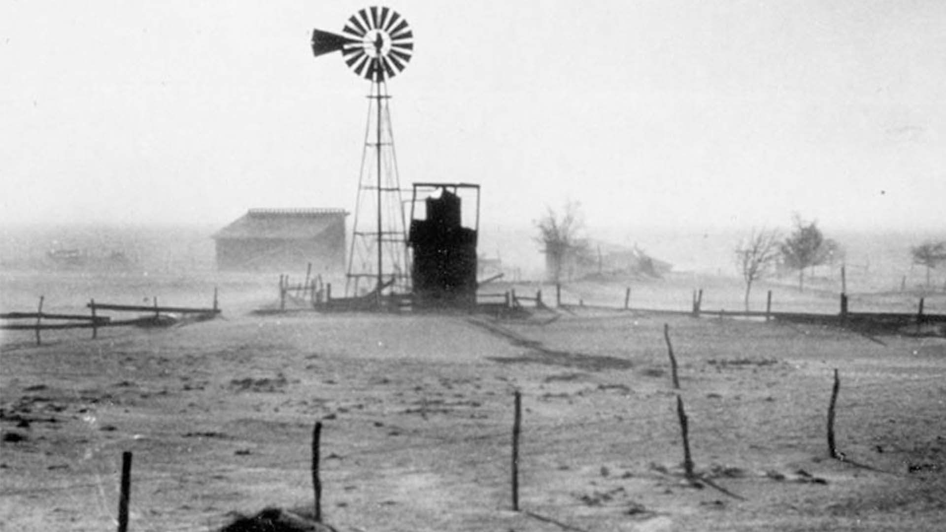 A dust storm in the 1930s moves through Northeastern Colorado.