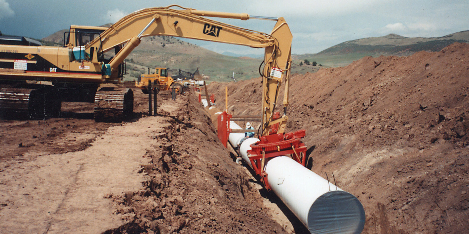 Southern Water Supply Project pipeline construction