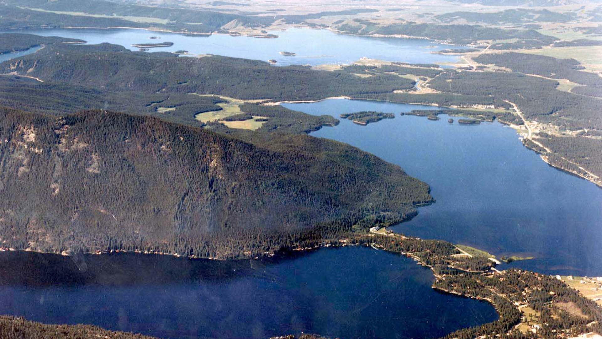 The Three Lakes system is comprised of Lake Granby, Shadow Mountain Reservoir and Grand Lake.
