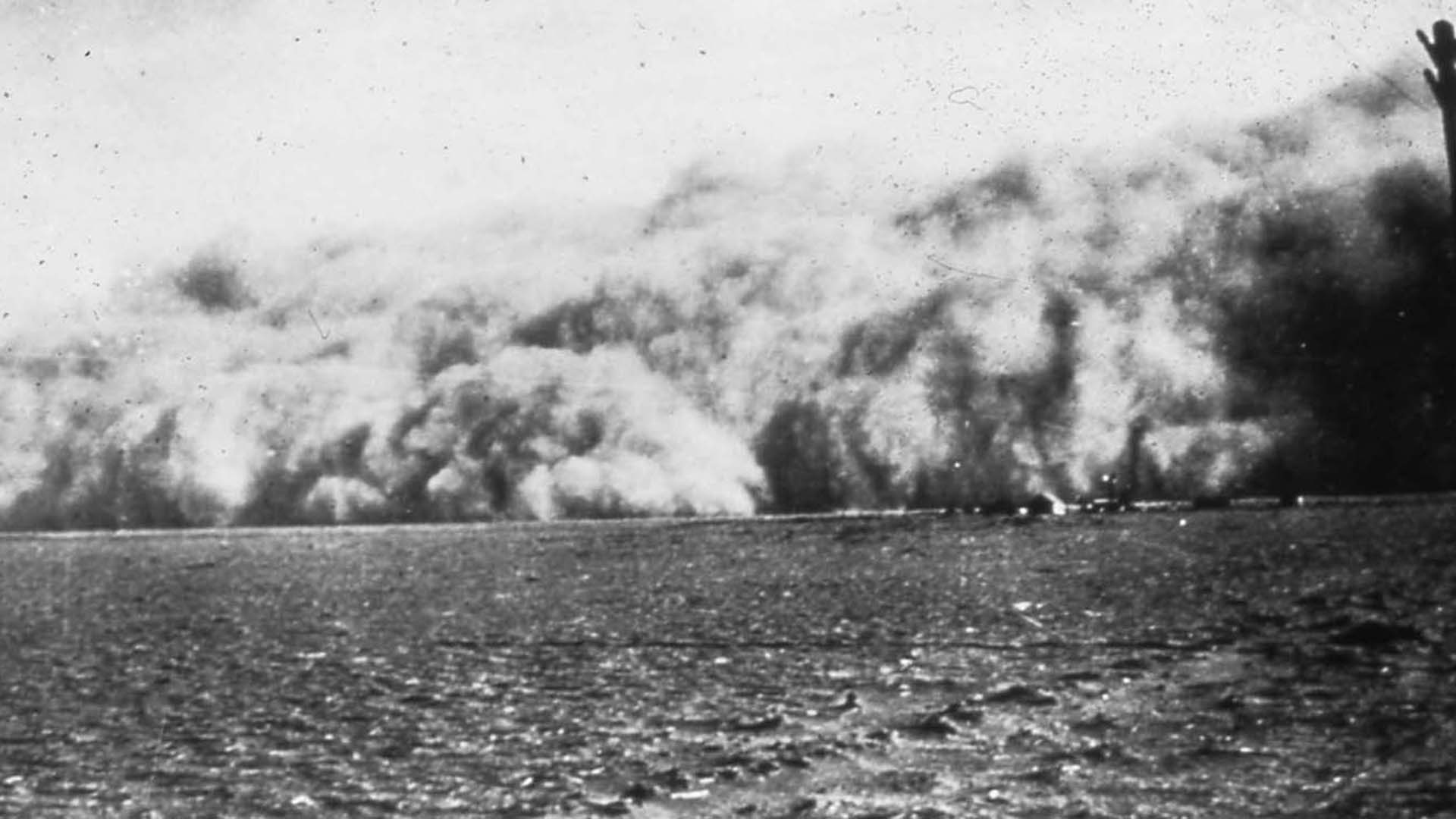 Dust storms in the 1930s in Colorado.